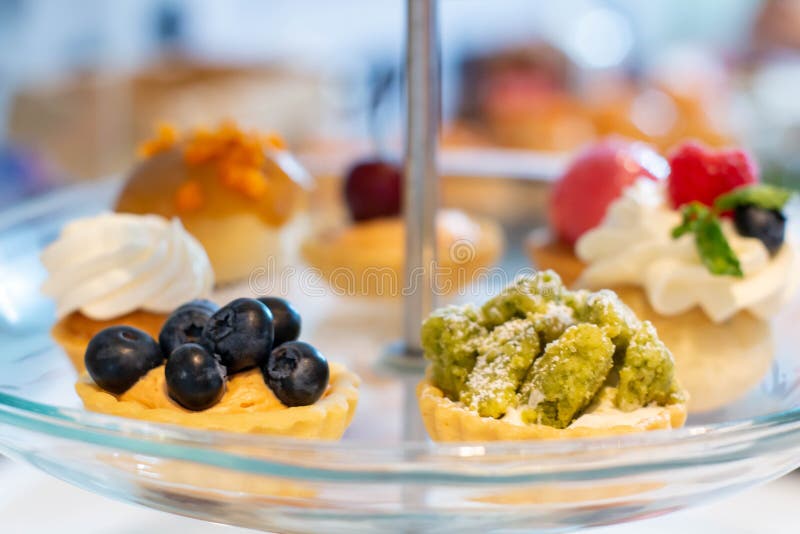 Mini Cake Bakery in Dish for Catering Stock Image Image of cake