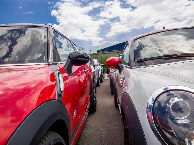 Parked cars stock photo. Image of blue, traffic, automobiles - 19797210