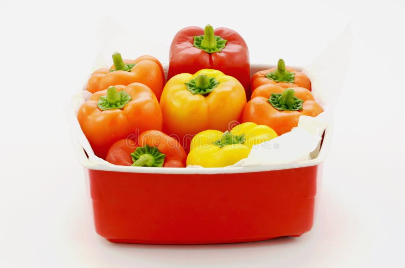 Mini colorful sweet peppers royalty free stock photography Mini colorful sweet peppers royalty free stock photography