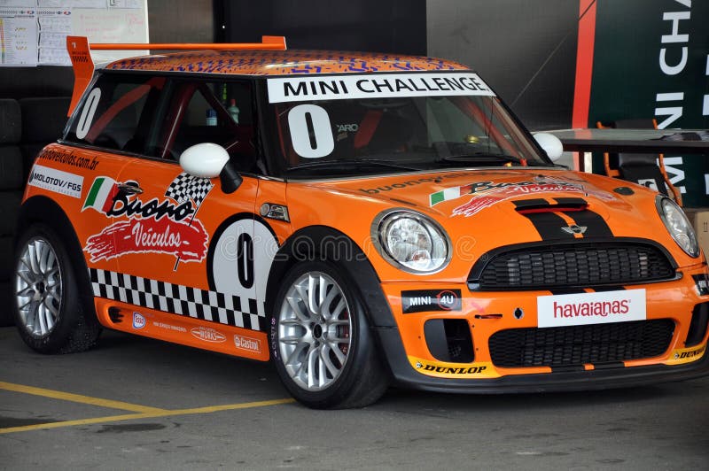 Mini Cooper Race editorial stock photo. Image of salvador - 16359193