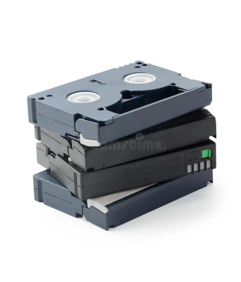 Mini DV Cassettes stack royalty free stock photo Mini DV Cassettes stack royalty free stock photo