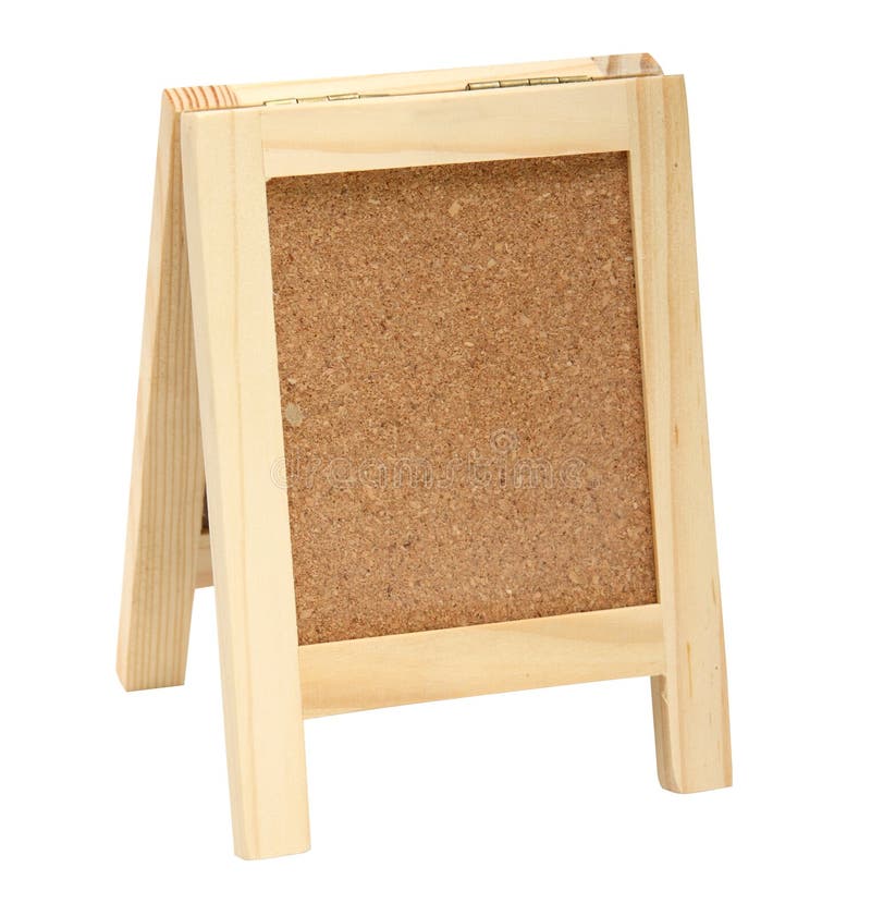 Mini Cork Board On Wooden Table Stock Photo 661050433