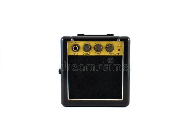 Mini Guitar amplifier stock photo. Image of nobody, electrical 41148786