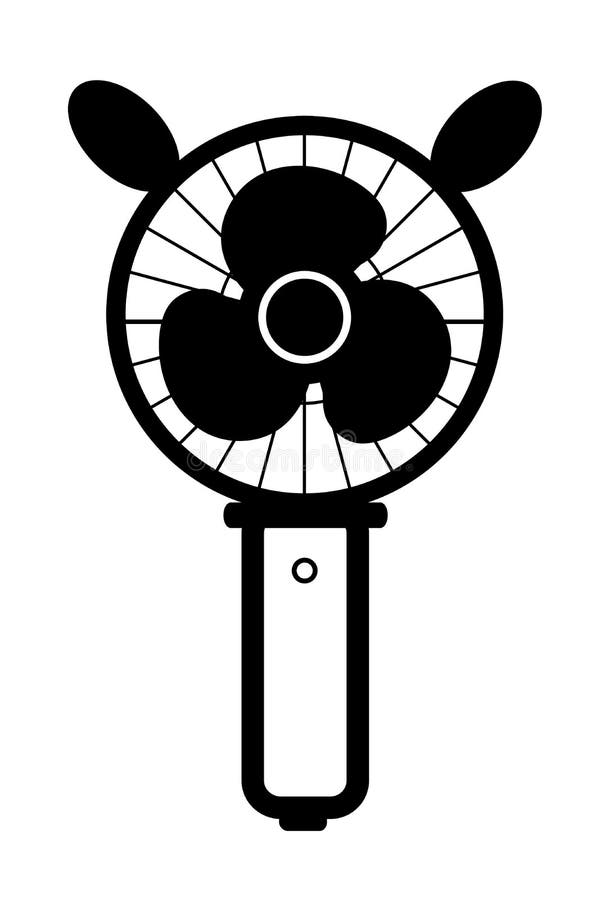 clipart hand fan