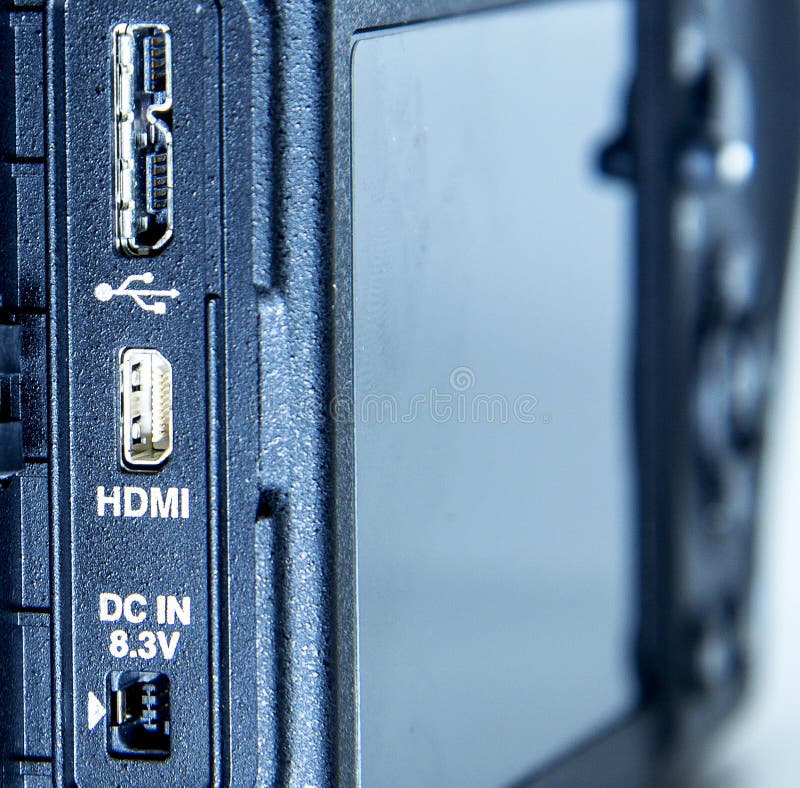 Mini- HDMI royaltyfri bild