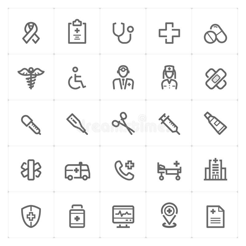 Mini Icon set – Healthcare and Medical icon vector illustration vector illustration