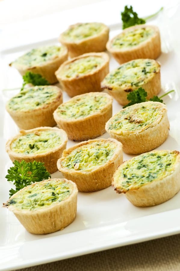 Mini quiches stock image. Image of caterer, food, oeuvre - 9818027