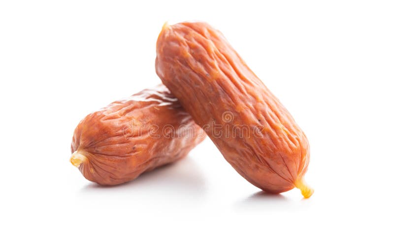 Mini salami sausages stock image. Image of meat, sausage 192626499
