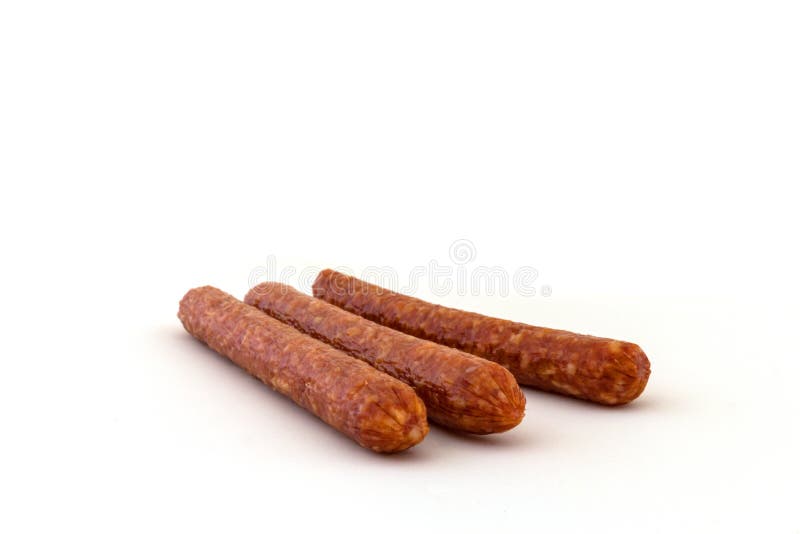 Mini salami image stock. Image du découpage, porc, smoked 22100409