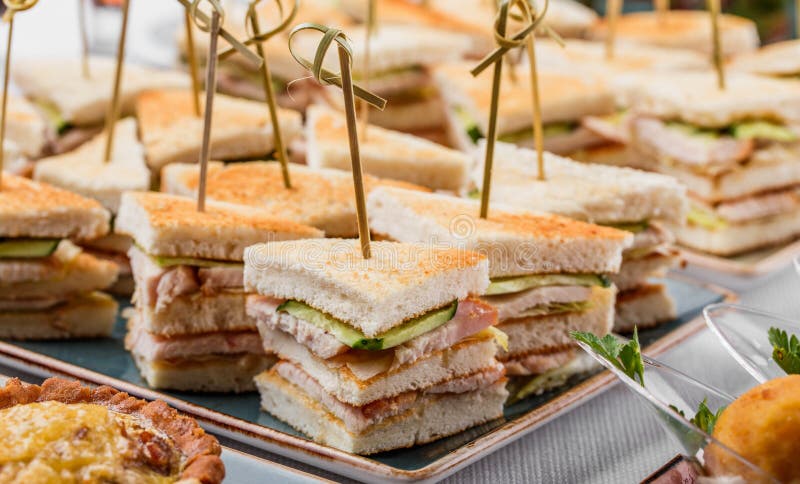 Sandwich Catering Platter stock image. Image of cater - 2211805
