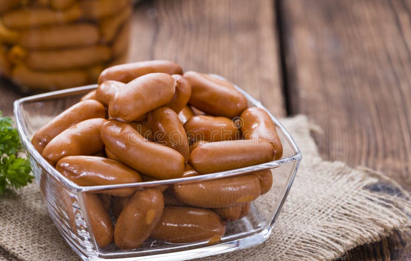 Mini Sausages stock photo. Image of rustic, lunch, small 50763968