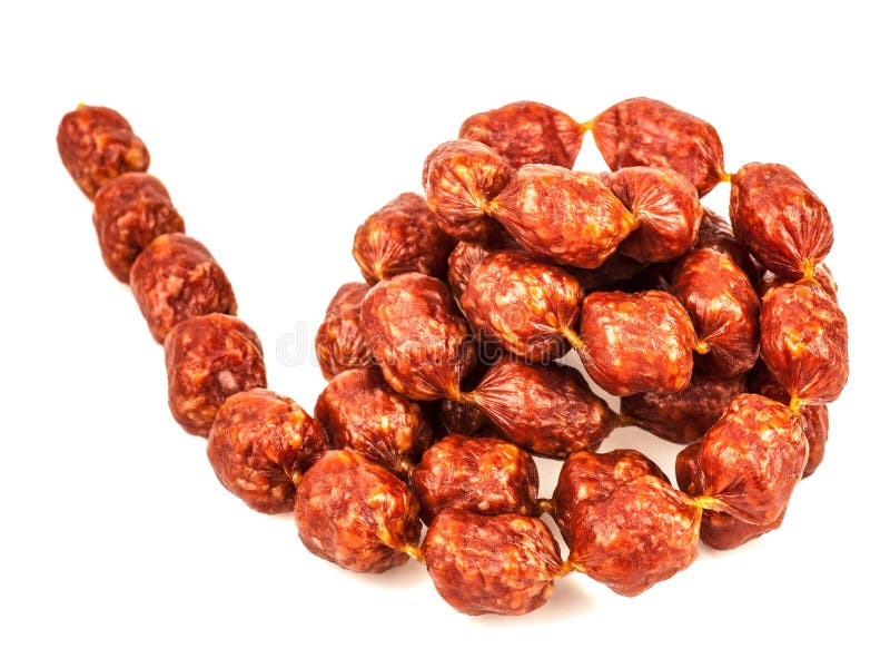Mini sausages on stock photo. Image of breakfast, salami 53324998