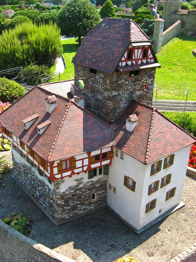 Miniatur Swiss, famous buildings in Switzerland