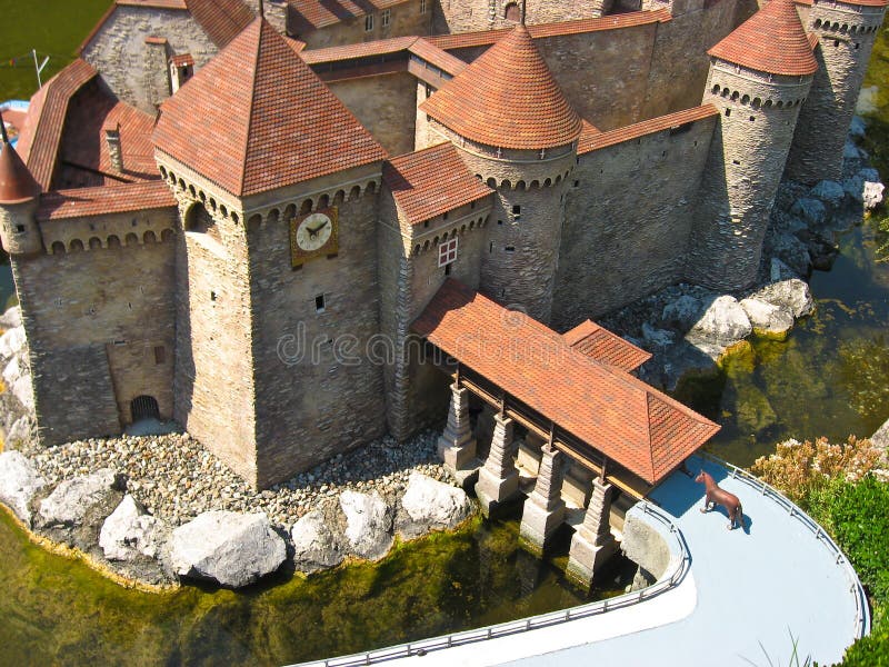 Miniatur Swiss, famous buildings in Switzerland