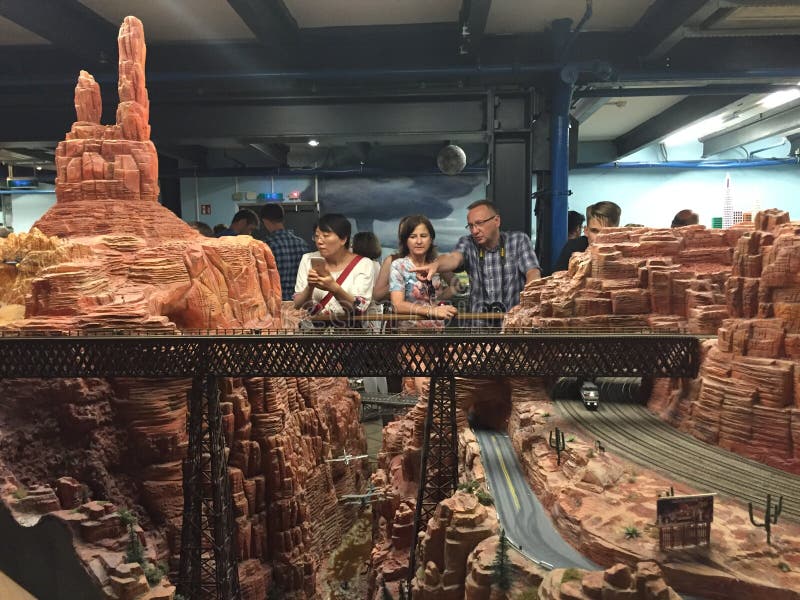 Miniatur Wunderland In Hamburg, Deutschland Redaktionelles Bild - Bild