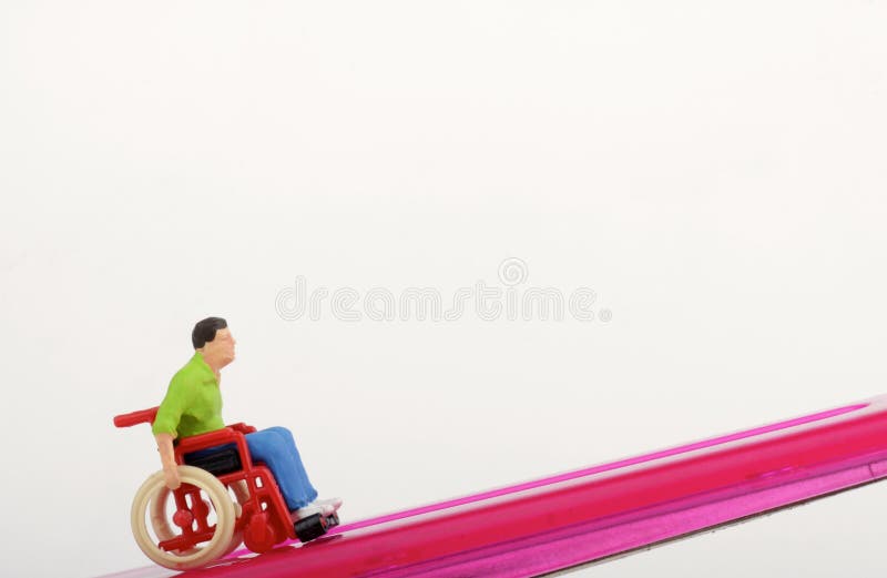 Miniatura de um homem dos enfermos imagens de stock royalty free Miniatura de um homem dos enfermos imagens de stock royalty free