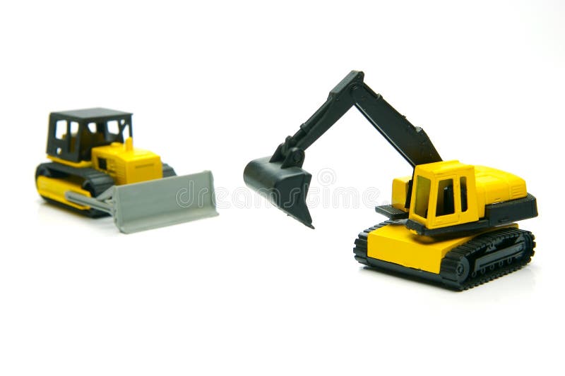 Miniature Construction Toys royalty free stock photography Miniature Construction Toys royalty free stock photography