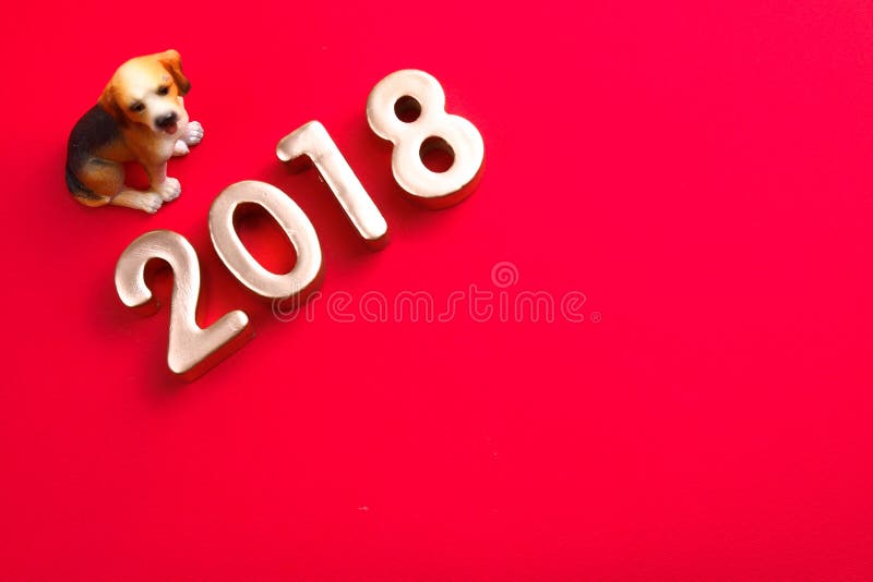Miniature dog with year 2018 - series 2