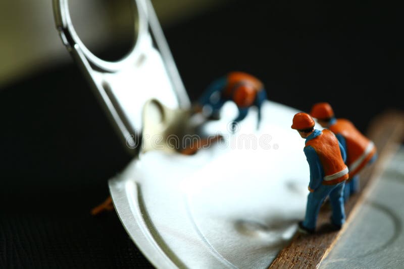 Figure model scene. stock photography