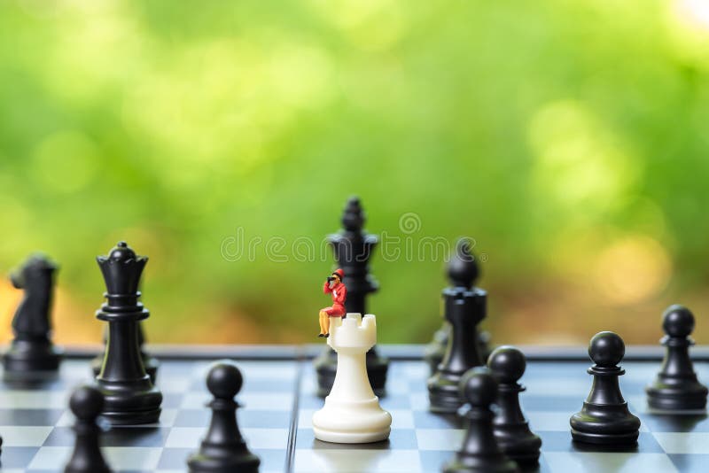 Analysis Chess Game Stock Photo 1129906568