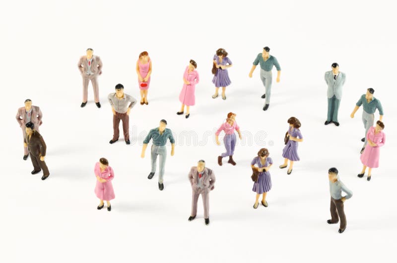 Miniaturowe postacie istota ludzka w kostiumach zdjęcie stock Miniaturowe postacie istota ludzka w kostiumach zdjęcie stock