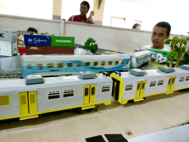 Miniatuurspoorweg royalty-vrije stock foto