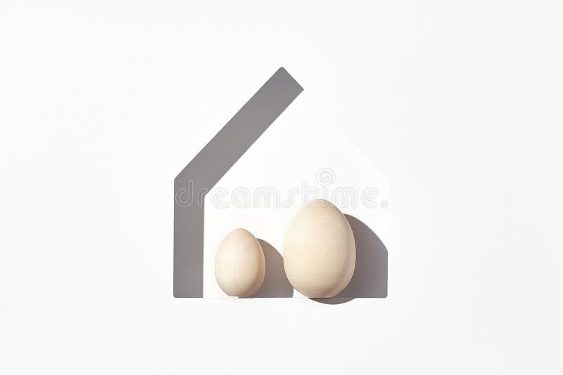 Minimal easter concept stock images