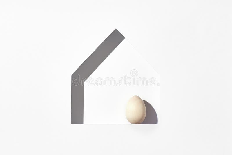 Minimal easter concept royalty free stock image