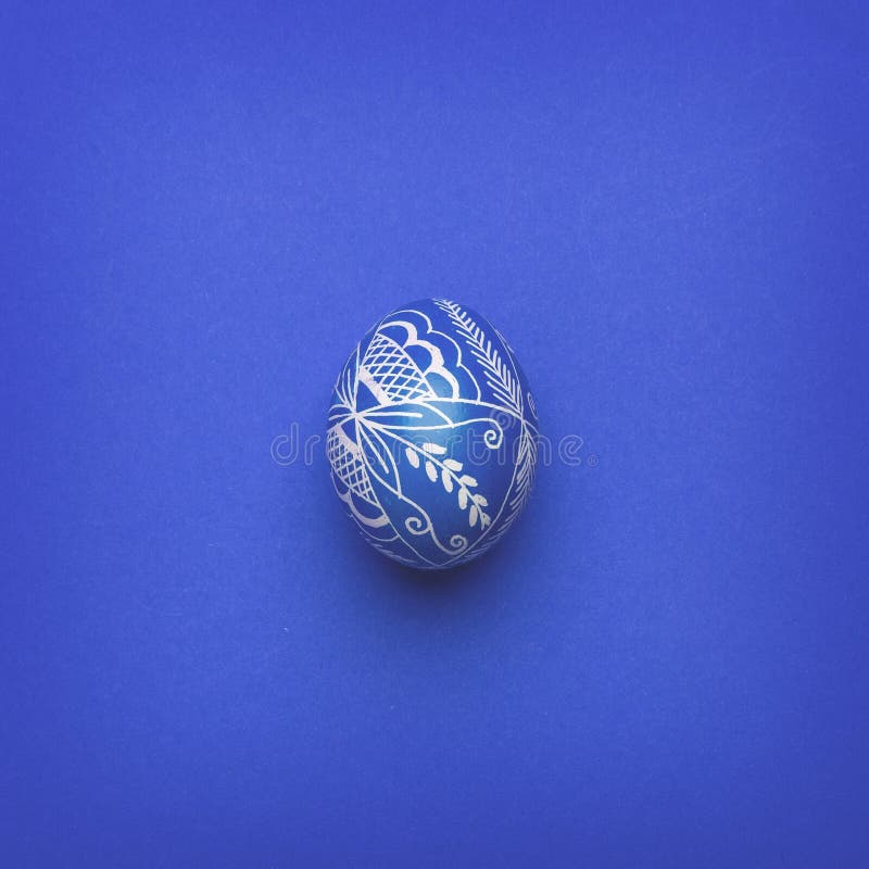 Minimal easter egg royalty free stock images