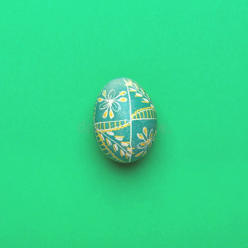 Minimal easter egg royalty free stock photos