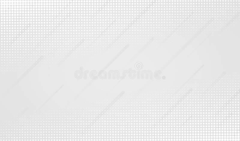 Minimal geometric white abstract background. royalty free illustration