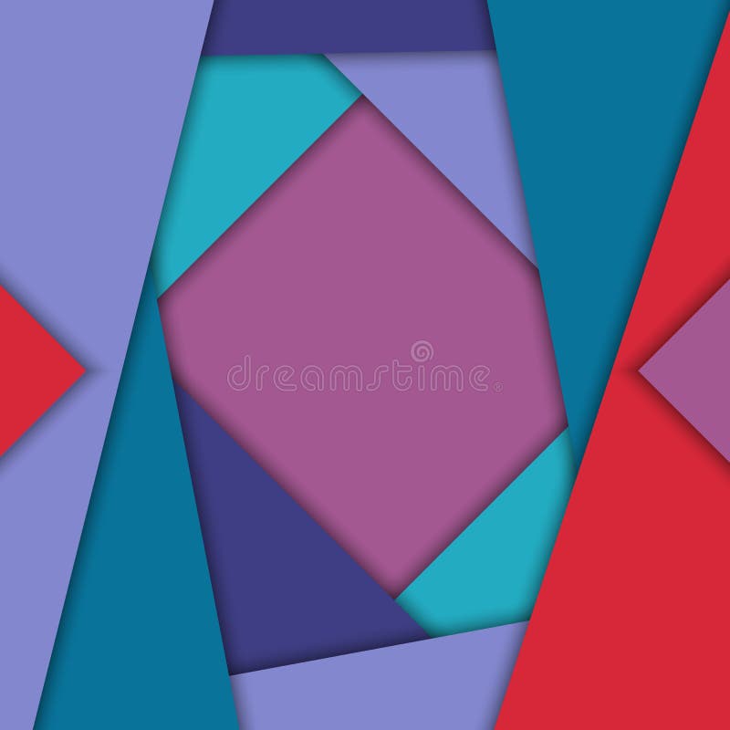 Minimal geometrisk färgstark bakgrund Konceptet för kreativt material För webben, mobilen, app, modern mall vektor illustrationer