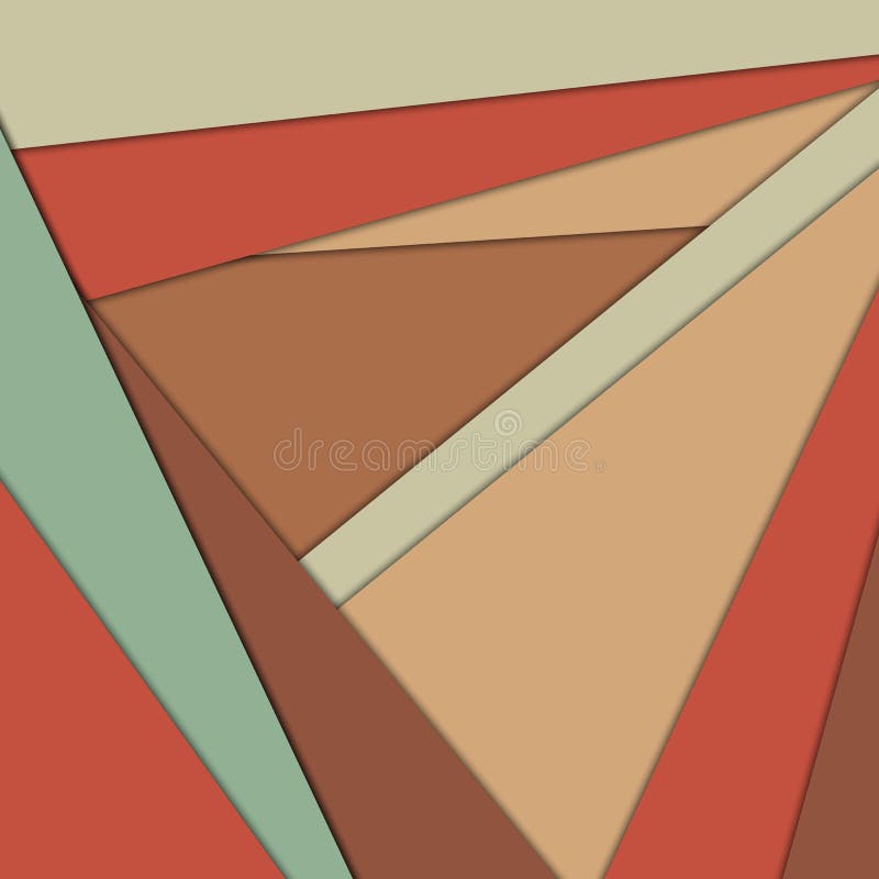 Minimal geometrisk färgstark bakgrund Konceptet för kreativt material För webben, mobilen, app, modern mall stock illustrationer