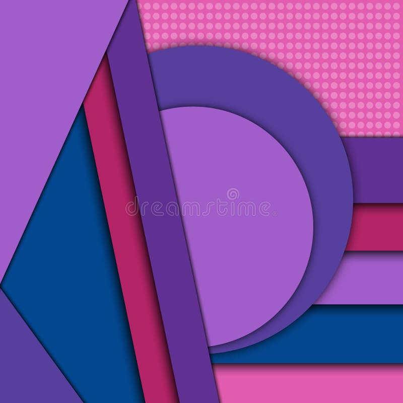 Minimal geometrisk färgstark bakgrund Konceptet för kreativt material För webben, mobilen, app, modern mall royaltyfri illustrationer