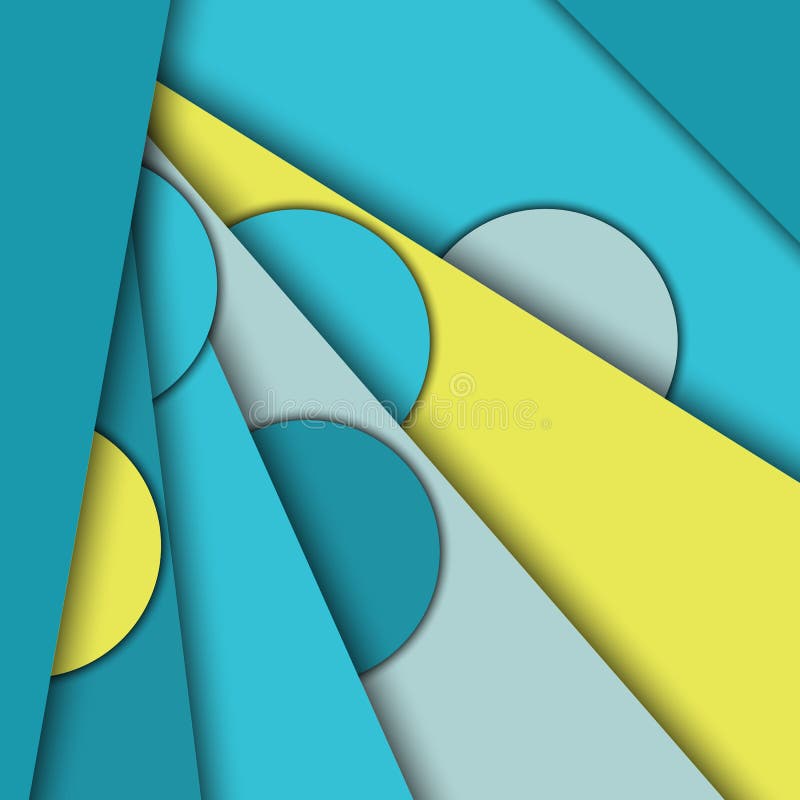 Minimal geometrisk färgstark bakgrund Konceptet för kreativt material För webben, mobilen, app, modern mall royaltyfri illustrationer