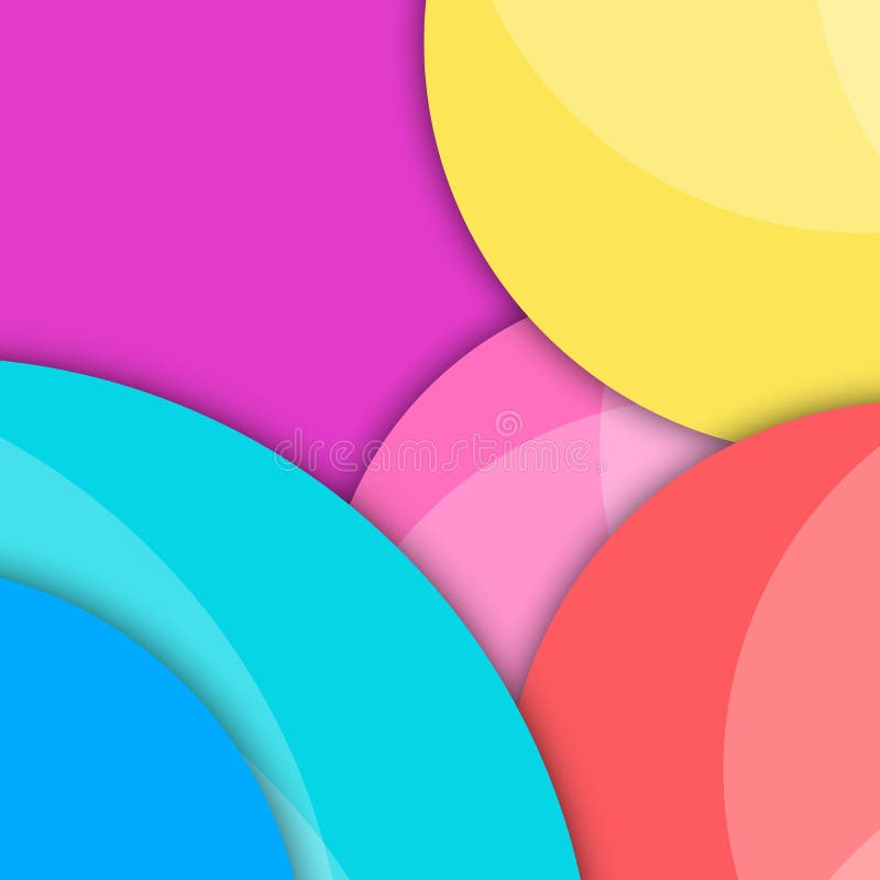 Minimal geometrisk färgstark bakgrund Konceptet för kreativt material För webben, mobilen, app, modern mall royaltyfri illustrationer