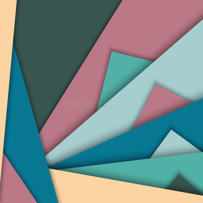 Minimal geometrisk färgstark bakgrund Konceptet för kreativt material För webben, mobilen, app, modern mall royaltyfri illustrationer