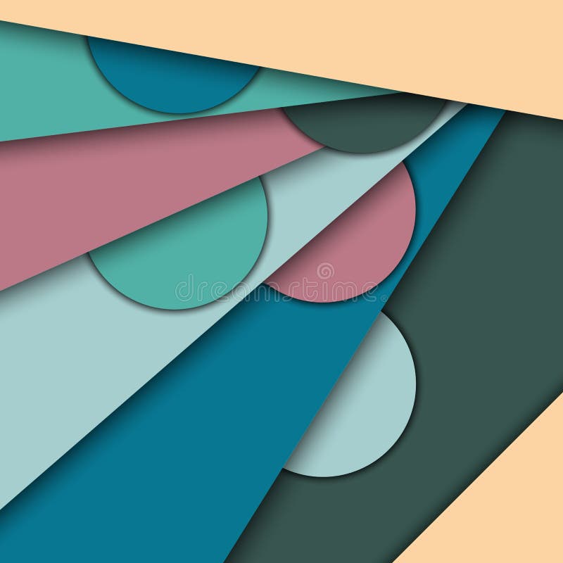 Minimal geometrisk färgstark bakgrund Konceptet för kreativt material För webben, mobilen, app, modern mall vektor illustrationer