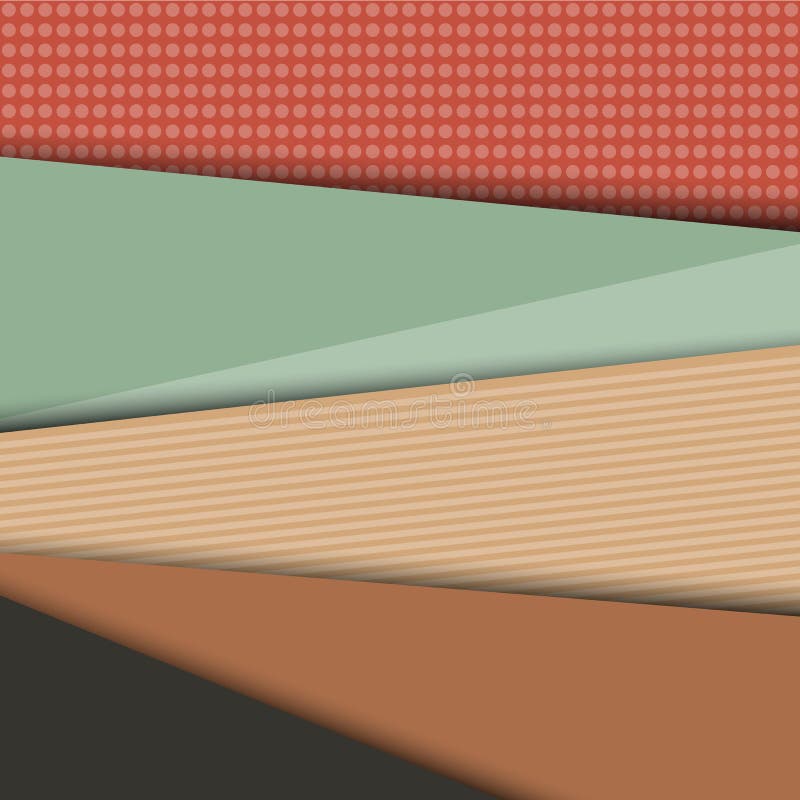 Minimal geometrisk färgstark bakgrund Konceptet för kreativt material För webben, mobilen, app, modern mall stock illustrationer