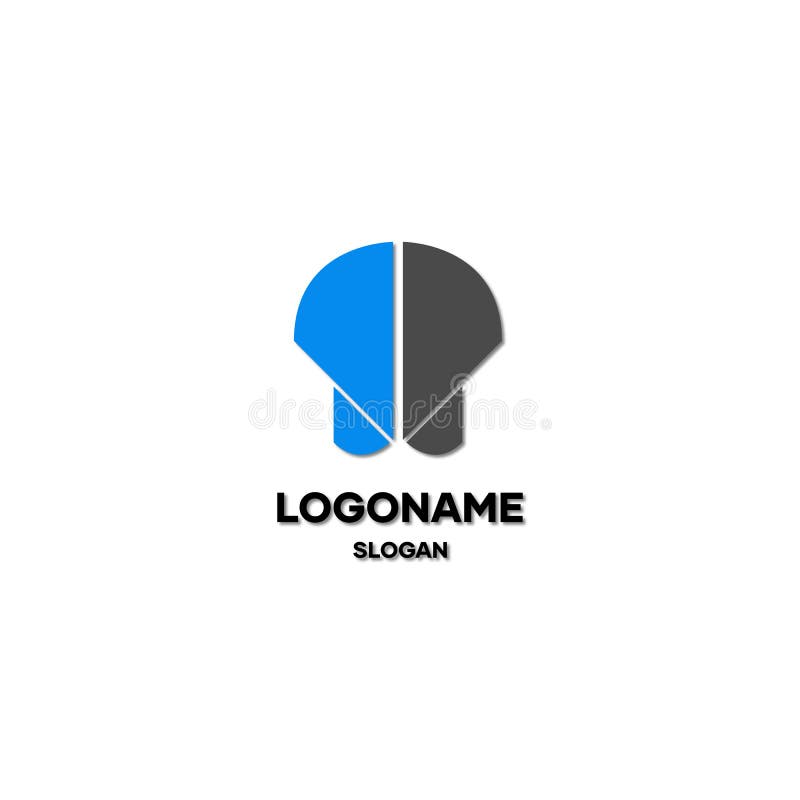 Minimal logo design inspiration, abstract logo design idea, minimal logo concept design stock illustration