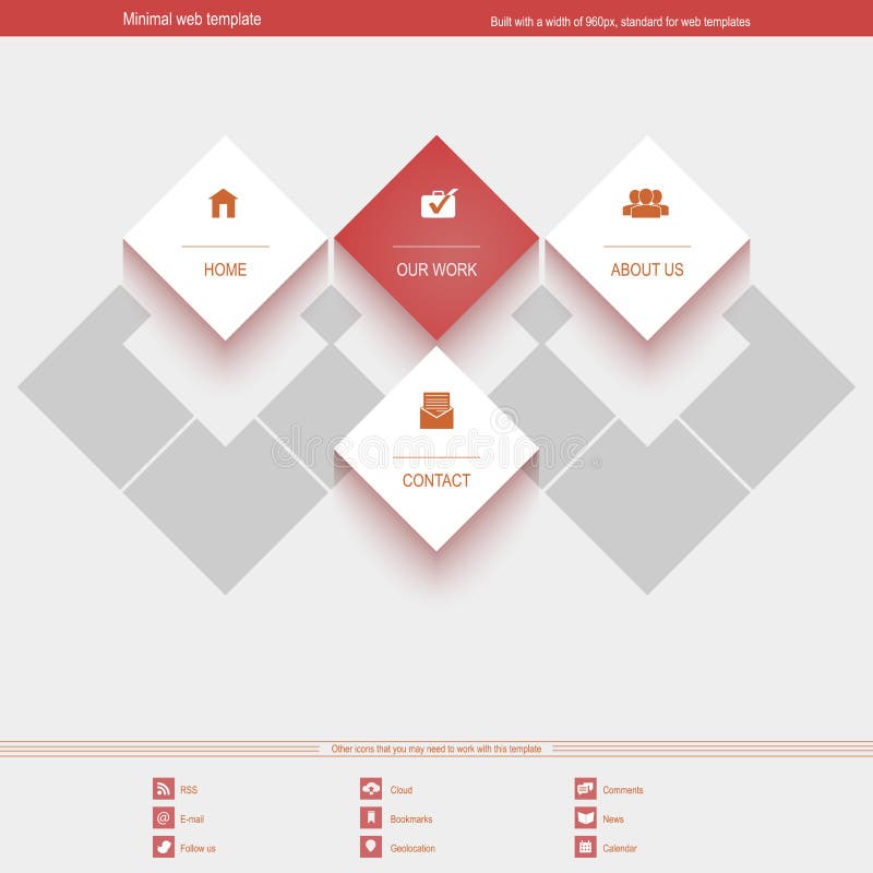 Minimal Web Template for corporate or portfolio