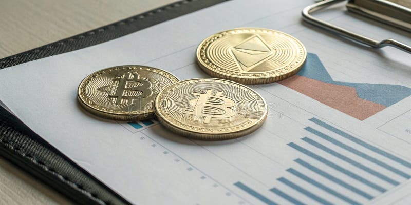Minimale flache Investitionstools mit Copy Space. Generative AI lizenzfreie stockfotografie