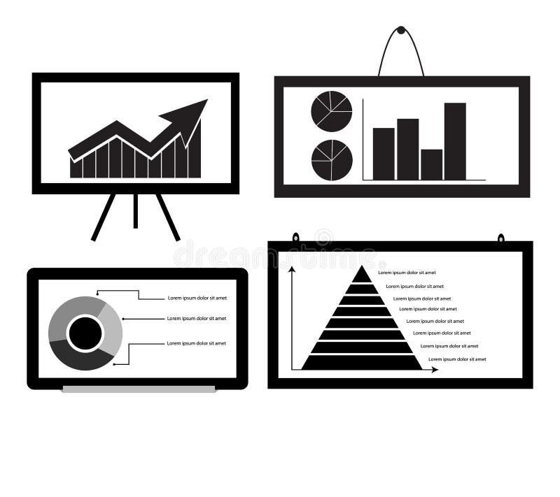 Minimale Kar, Grafiek, het Cirkeldiagram van de Grafiek van de Pijl, Py vector illustratie Minimale Kar, Grafiek, het Cirkeldiagram van de Grafiek van de Pijl, Py vector illustratie