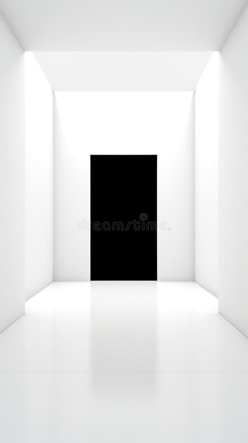 Minimalism white background vector illustration