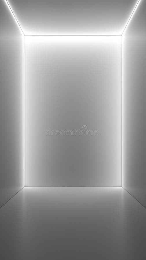 Minimalism white background stock illustration