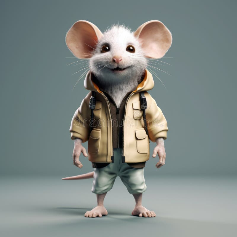 Mouse Character T-pose | 3D model