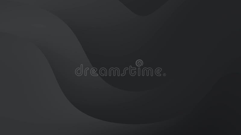 Minimalist black wave pattern loop animation. vector illustration