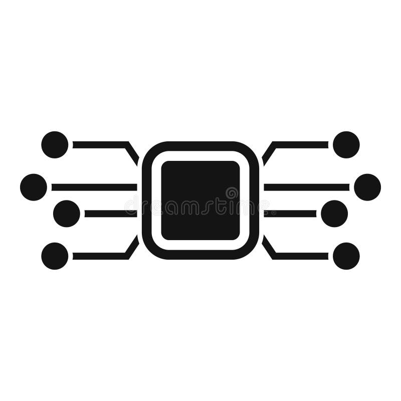 Abstract Digital Bridge Logo Design Stock Illustration Illustration