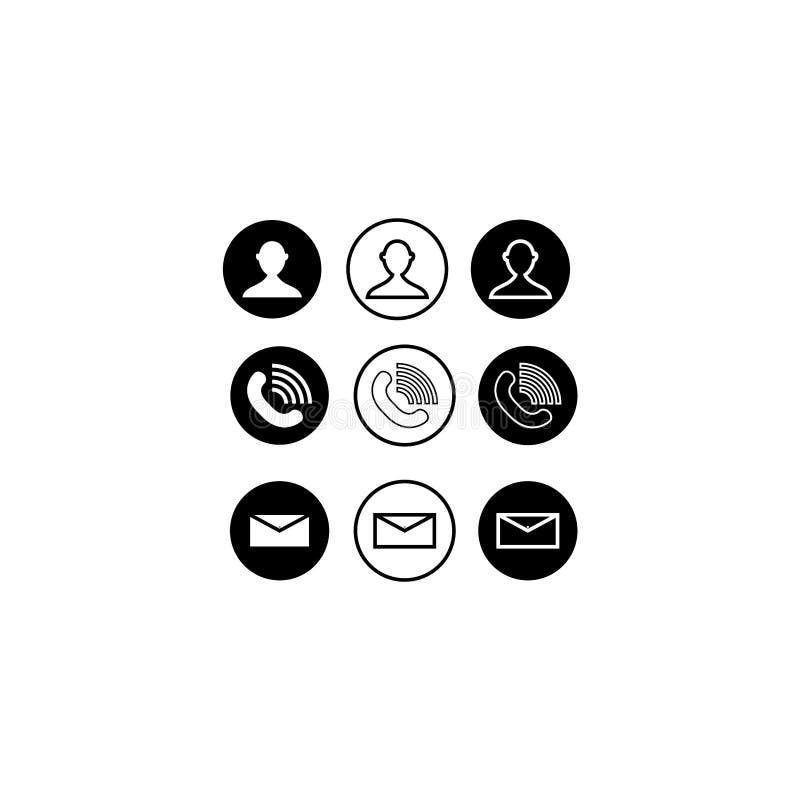 Contact us using email address phone concept on blackboard stock