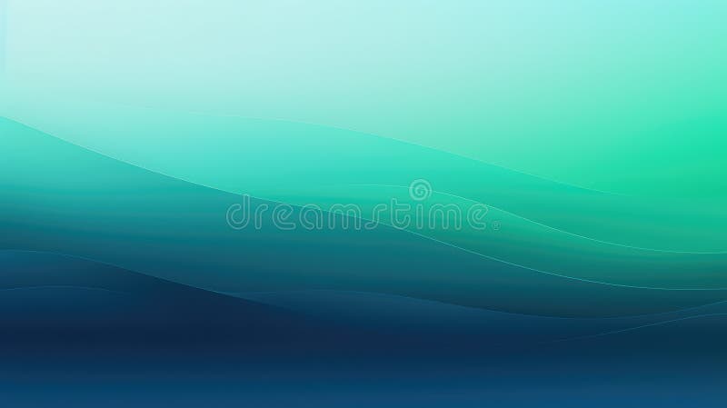 Minimalist blue green gradient background royalty free illustration